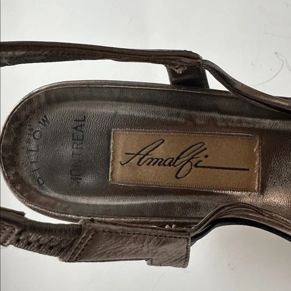 Amalfi Black and Silver Heels - Picture 4 of 9